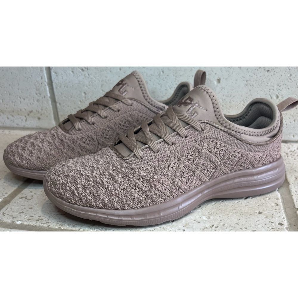 APL Athletic Propulsion Labs TECHLOOM PHANTOM Women’s Sneakers Latte/Umber Sz 8 - Picture 11 of 14